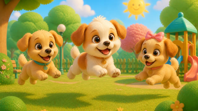 Scene 6 - Puppy Playground Playtime