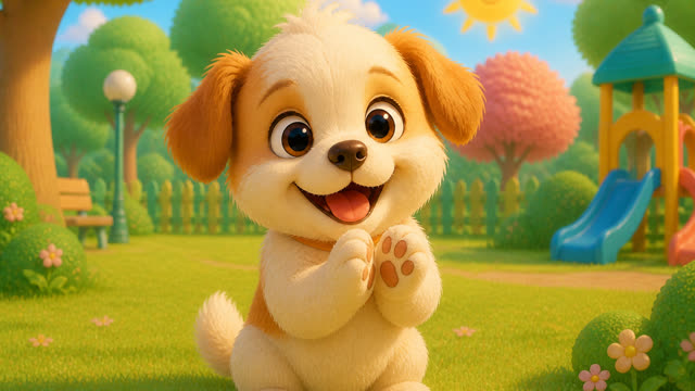 Scene 7 - Puppy Playground Playtime