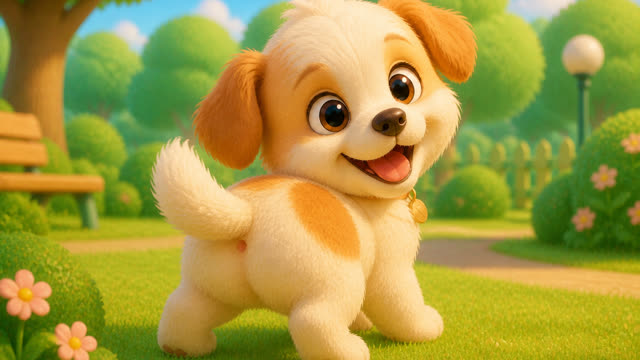 Scene 8 - Puppy Playground Playtime