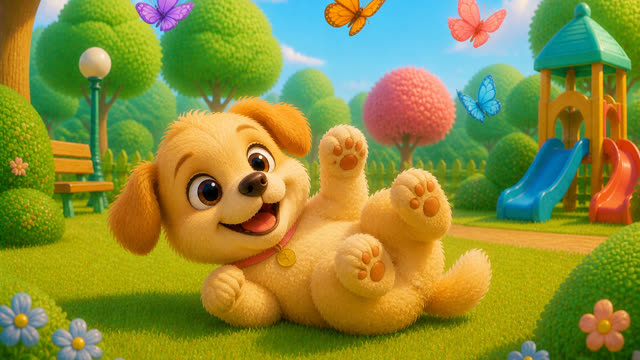 Scene 16 - Puppy Playground Playtime