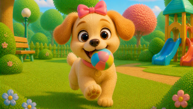 Scene 18 - Puppy Playground Playtime