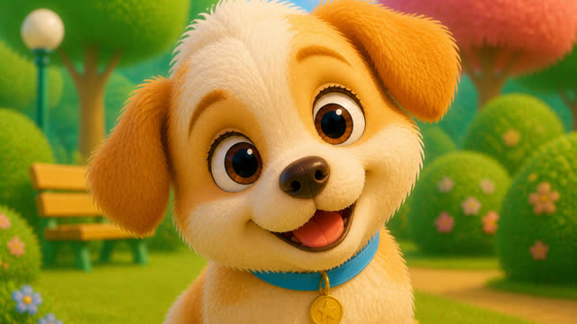Scene 22 - Puppy Playground Playtime