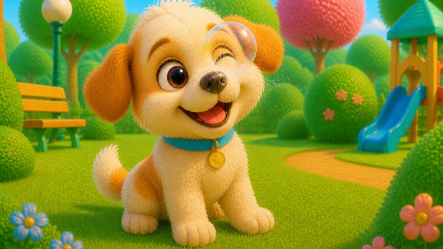 Scene 24 - Puppy Playground Playtime