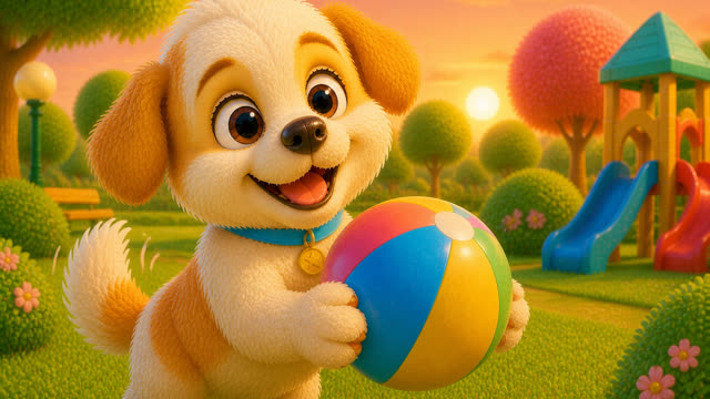 Scene 30 - Puppy Playground Playtime