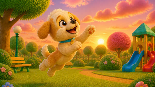 Scene 31 - Puppy Playground Playtime