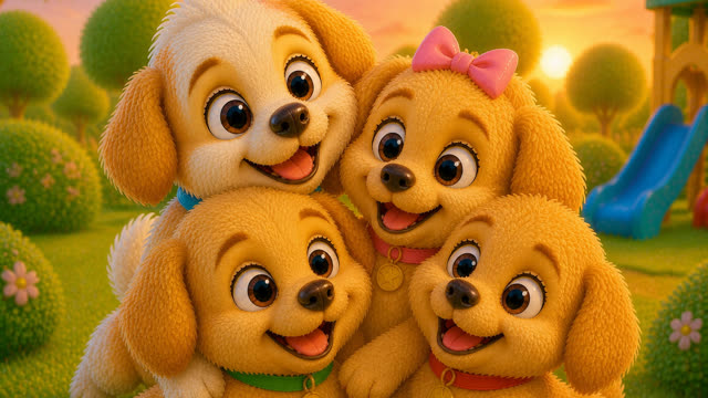 Scene 33 - Puppy Playground Playtime
