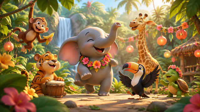 Scene 1 - FIESTA EN LA SELVA