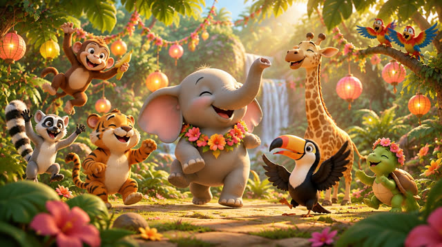 Scene 3 - FIESTA EN LA SELVA
