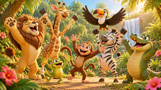Scene 10 - FIESTA EN LA SELVA