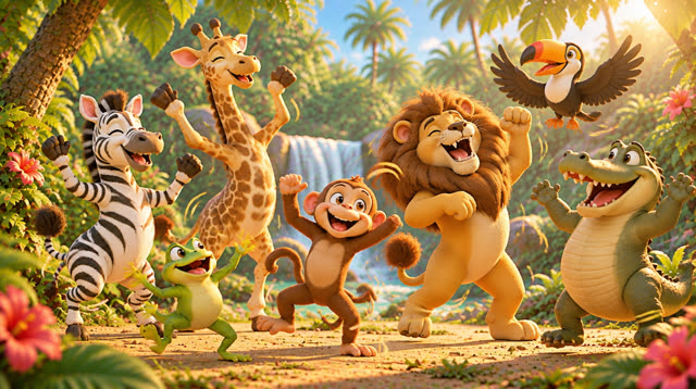 Scene 11 - FIESTA EN LA SELVA