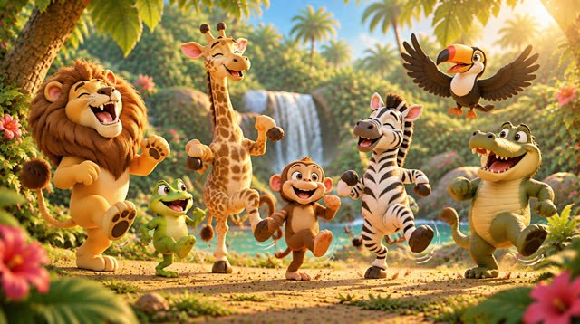 Scene 12 - FIESTA EN LA SELVA