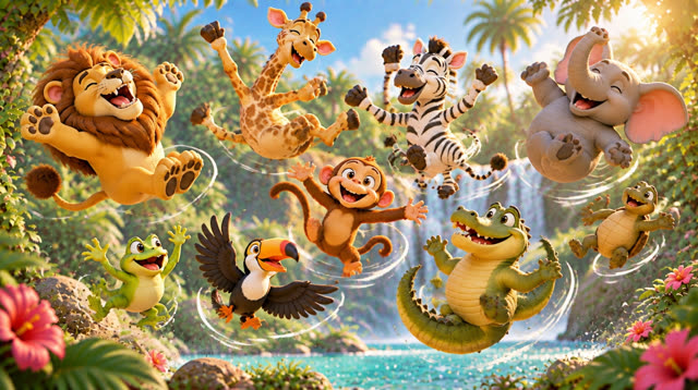 Scene 14 - FIESTA EN LA SELVA