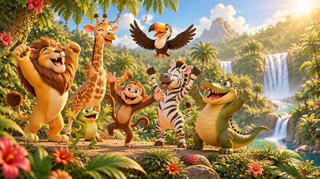 Scene 15 - FIESTA EN LA SELVA