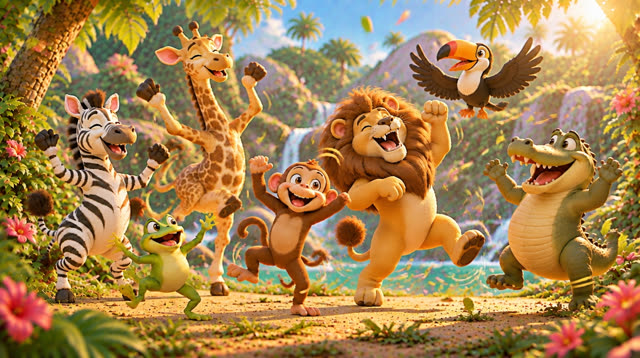 Scene 16 - FIESTA EN LA SELVA