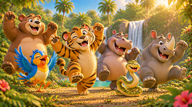 Scene 22 - FIESTA EN LA SELVA