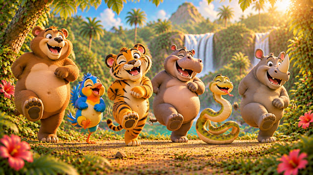 Scene 24 - FIESTA EN LA SELVA