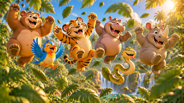 Scene 26 - FIESTA EN LA SELVA