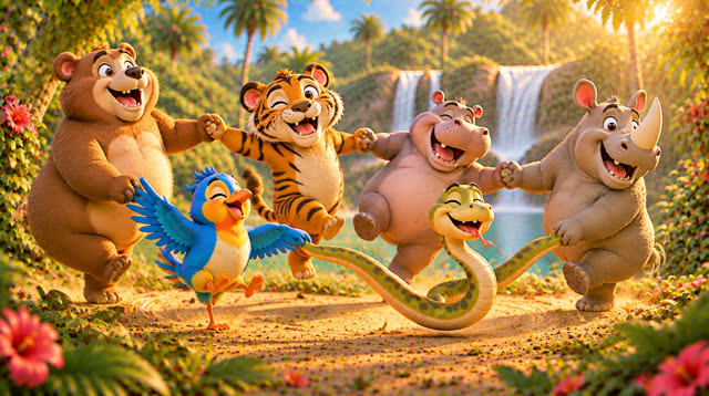 Scene 27 - FIESTA EN LA SELVA