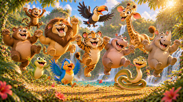 Scene 33 - FIESTA EN LA SELVA