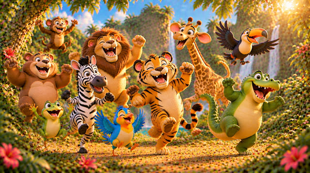Scene 35 - FIESTA EN LA SELVA