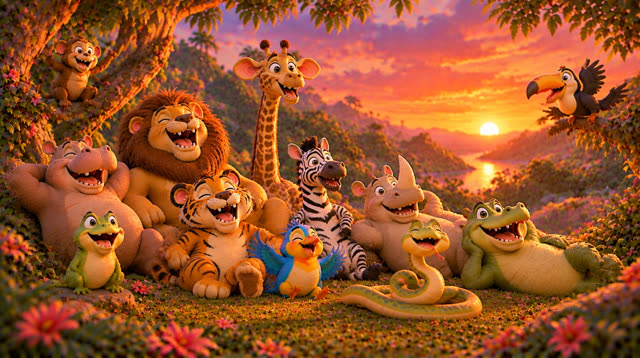 Scene 40 - FIESTA EN LA SELVA