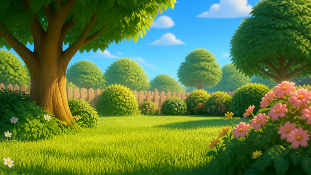 Scene 1 - a green mouse