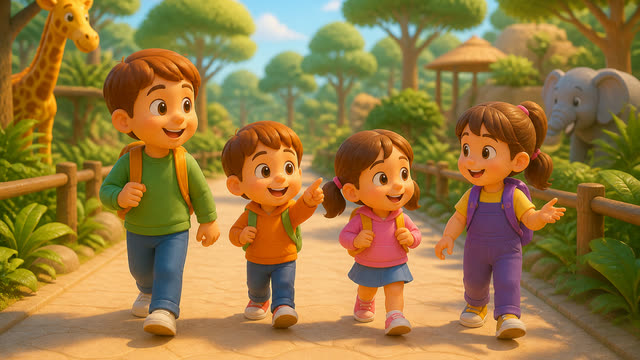 Scene 2 - A FUN DAY AT ZOO