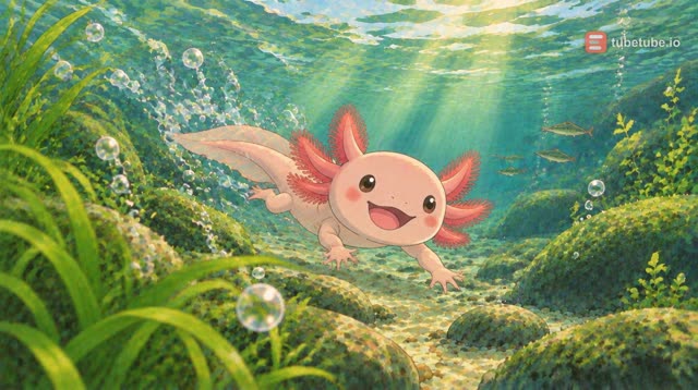 Scene 9 - L'Axolotl Rose