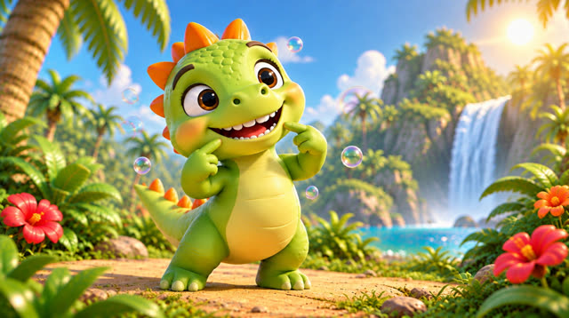 Scene 9 - Baby Dino Brush Your Teeth!