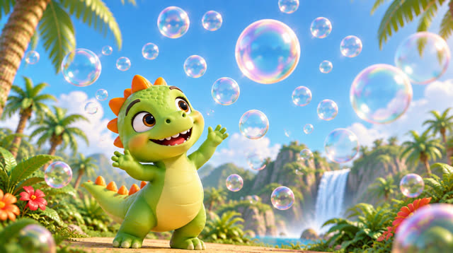 Scene 11 - Baby Dino Brush Your Teeth!