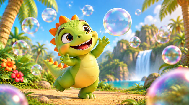Scene 12 - Baby Dino Brush Your Teeth!