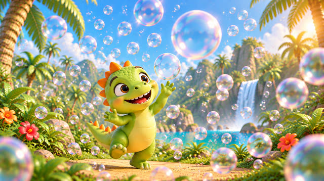 Scene 13 - Baby Dino Brush Your Teeth!
