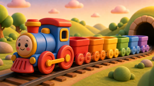 Scene 3 - The Little Rainbow Train