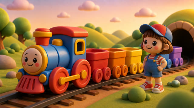 Scene 5 - The Little Rainbow Train