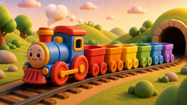 Scene 7 - The Little Rainbow Train