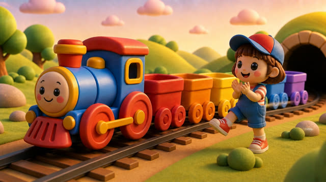 Scene 8 - The Little Rainbow Train