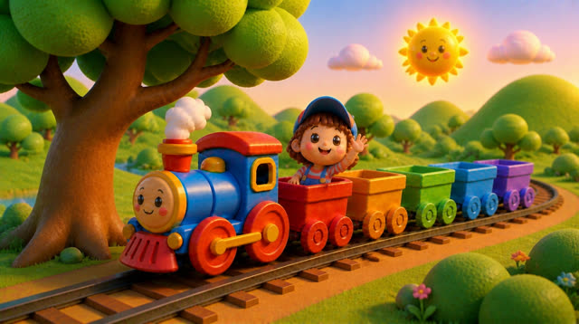 Scene 25 - The Little Rainbow Train