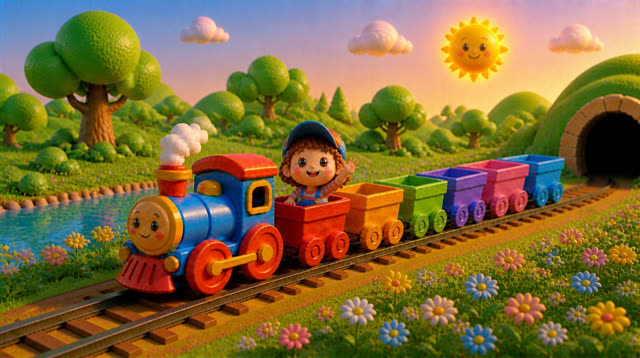 Scene 32 - The Little Rainbow Train