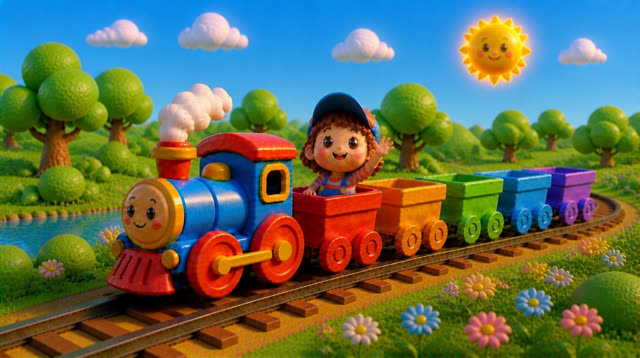 Scene 33 - The Little Rainbow Train