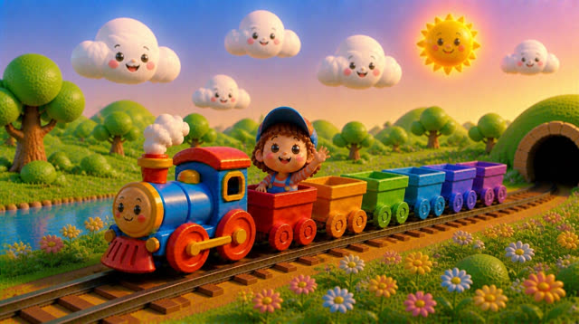 Scene 35 - The Little Rainbow Train