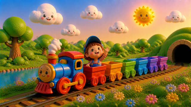 Scene 36 - The Little Rainbow Train