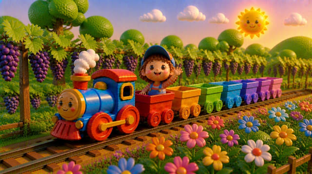 Scene 38 - The Little Rainbow Train