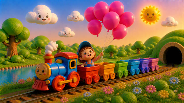 Scene 40 - The Little Rainbow Train
