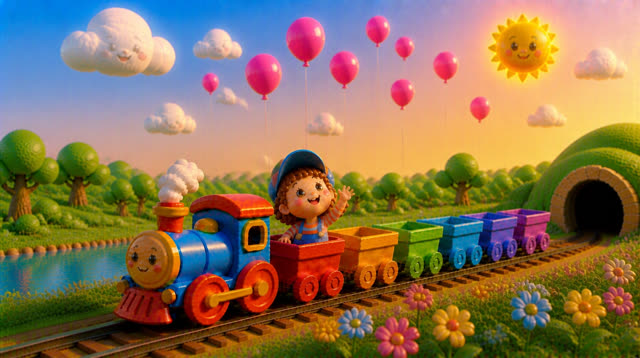 Scene 41 - The Little Rainbow Train