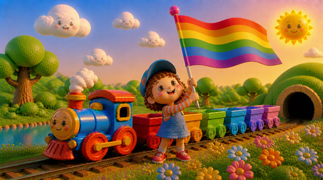 Scene 43 - The Little Rainbow Train