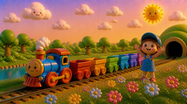 Scene 46 - The Little Rainbow Train