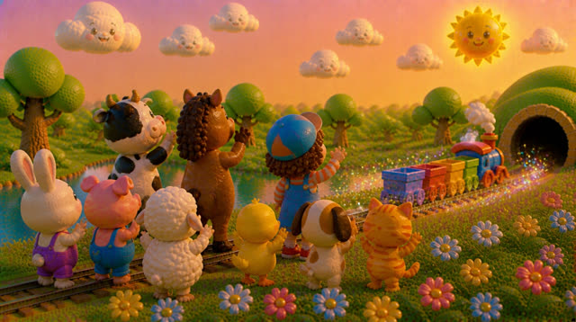 Scene 48 - The Little Rainbow Train