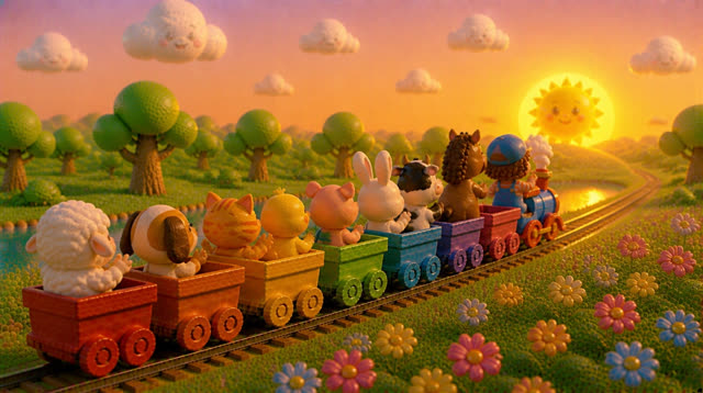 Scene 49 - The Little Rainbow Train