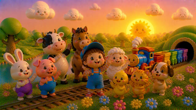 Scene 50 - The Little Rainbow Train