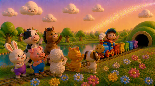 Scene 51 - The Little Rainbow Train